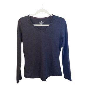 Seg’ments 100% Merino Wool V Neck Lightweight Sweater S